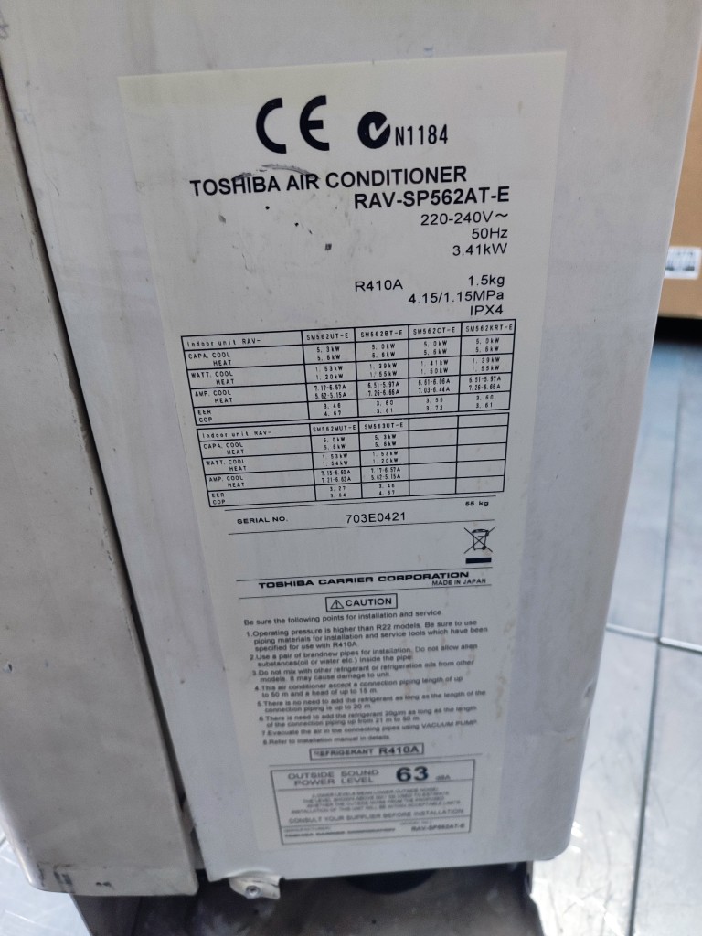 Toshiba Kaset Tipi Klima 24000 Btu Inverter görsel 3